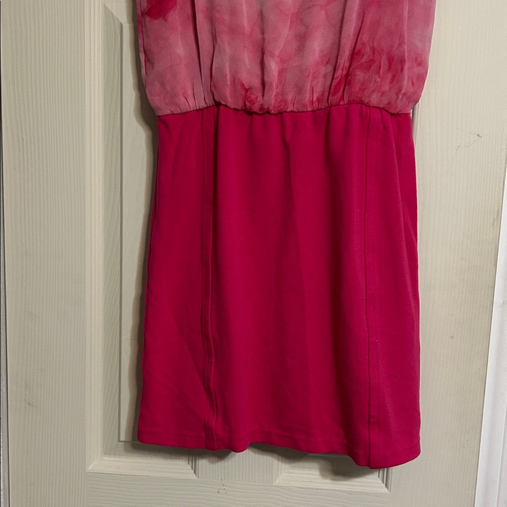 ๐ญ2/$30๐ญ Alice & Olivia pink silk blend sleeveless dress - Picture 3 of 8